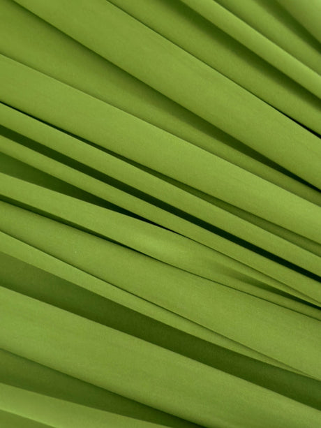 Shiny Yoga Nylon Spandex Apple Green