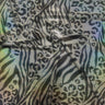 Hologram Animal Print Stretch Tricot Fabric