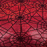 Nylon Spandex Spider Web Flocking Hologram Fabric