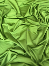 Shiny Yoga Nylon Spandex Apple Green