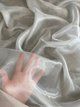 Silver Crystal Organza