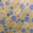 Rubber Ducky and Stars Poly Cotton Fabric,