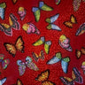Hologram Polyester Spandex Butterfly Fabric 60"