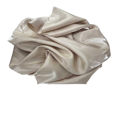Bridal Satin Fabric Crystalized Reflective Liquid