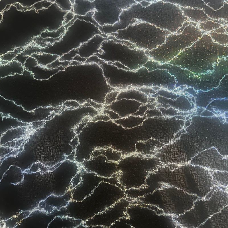 Lightning Bolt Polyester Spandex Fabric