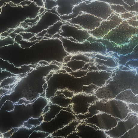 Lightning Bolt Polyester Spandex Fabric