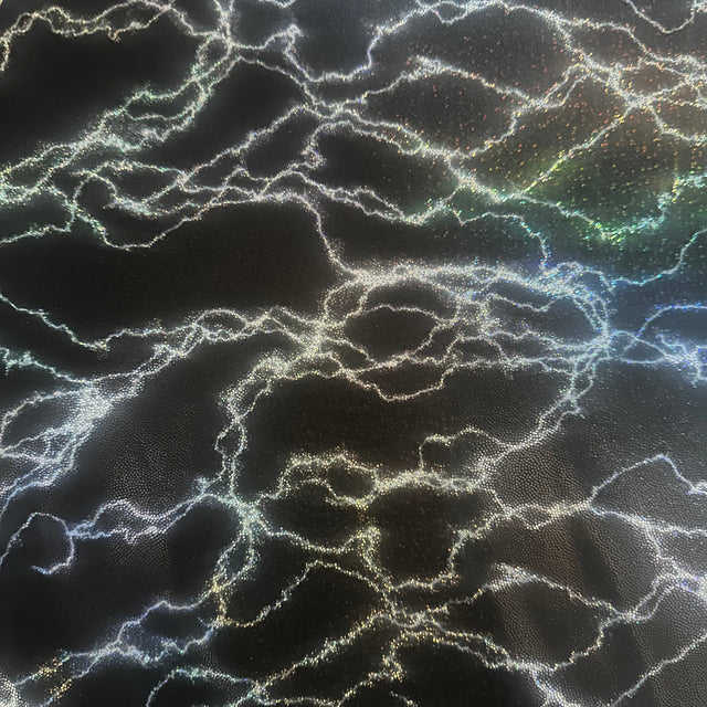 Lightning Bolt Polyester Spandex Fabric