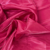 Bridal Satin Fabric Crystalized Reflective Liquid