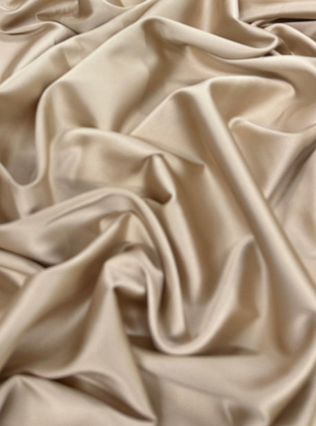 Stretch Crepe Back Satin Champagne