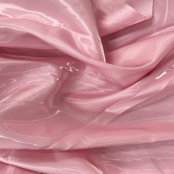 Crystalized Reflective Liquid Bridal Satin Fabric - 100 Percent Polyester Fabric, Solid, 59/60" Width (1 Yard)