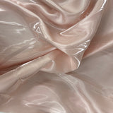Crystalized Reflective Liquid Bridal Satin Fabric - 100 Percent Polyester Fabric, Solid, 59/60" Width (1 Yard)