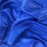 Crystalized Reflective Liquid Bridal Satin Fabric - 100 Percent Polyester Fabric, Solid, 59/60" Width (1 Yard)