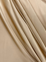 Stretch Crepe Back Satin Champagne