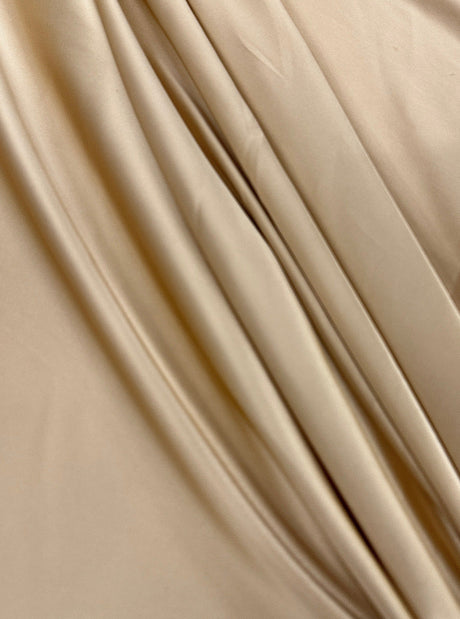 Stretch Crepe Back Satin Champagne