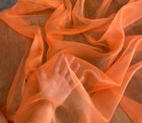 Orange Crystal Organza
