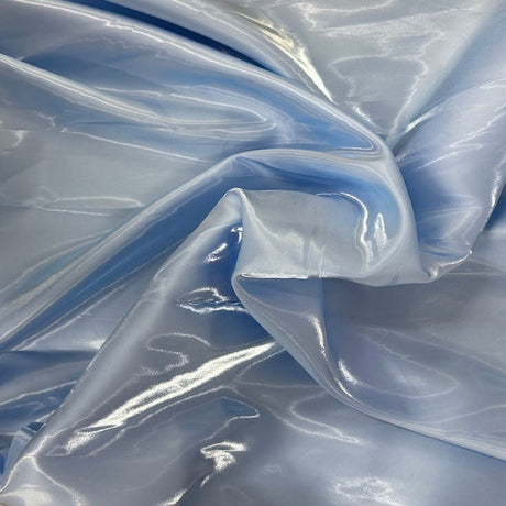 Crystalized Reflective Liquid Bridal Satin Fabric - 100 Percent Polyester Fabric, Solid, 59/60" Width (1 Yard)