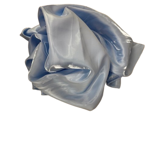 Crystalized Reflective Liquid Bridal Satin Fabric - 100 Percent Polyester Fabric, Solid, 59/60" Width (1 Yard)