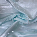 Crystalized Reflective Liquid Bridal Satin Fabric - 100 Percent Polyester Fabric, Solid, 59/60" Width (1 Yard)