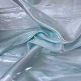 Crystalized Reflective Liquid Bridal Satin Fabric - 100 Percent Polyester Fabric, Solid, 59/60" Width (1 Yard)