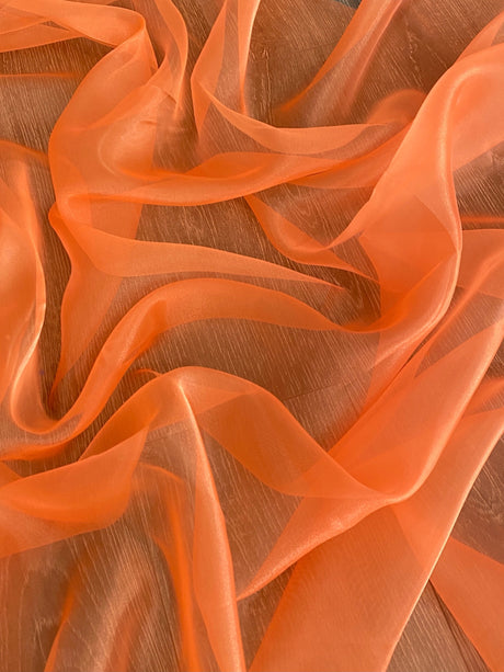 Orange Crystal Organza