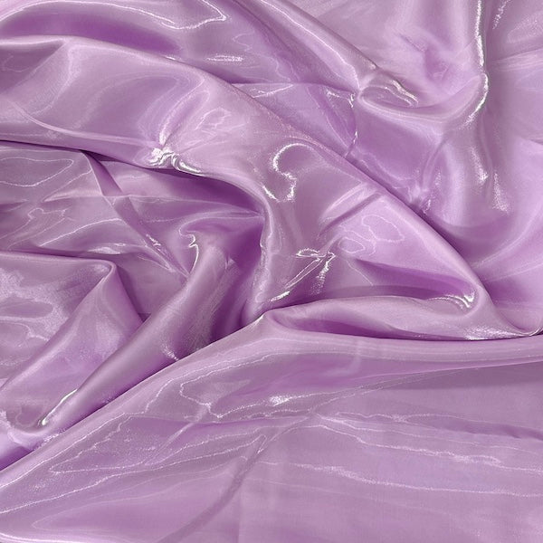 Crystalized Reflective Liquid Bridal Satin Fabric - 100 Percent Polyester Fabric, Solid, 59/60" Width (1 Yard)