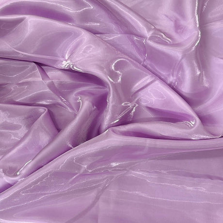 Bridal Satin Fabric Crystalized Reflective Liquid