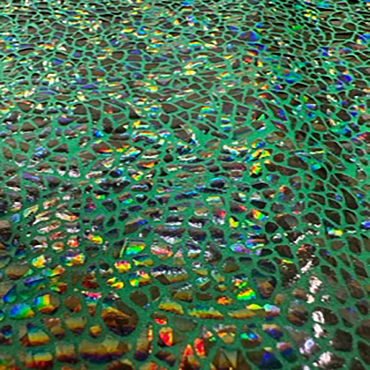 Nylon Spandex Holographic Snake Fabric 60"