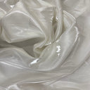 Crystalized Reflective Liquid Bridal Satin Fabric - 100 Percent Polyester Fabric, Solid, 59/60" Width (1 Yard)