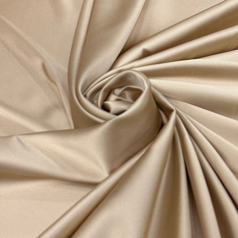 Stretch Crepe Back Satin Champagne