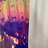 Chrome Reflective Mirror Vinyl Fabric - Silver, 54" Width (1 Yard)