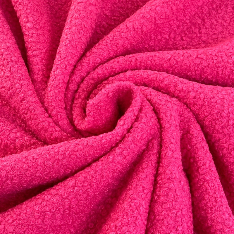 Hot Pink Premium Lamb Faux Wool