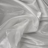 Bridal Satin Fabric Crystalized Reflective Liquid