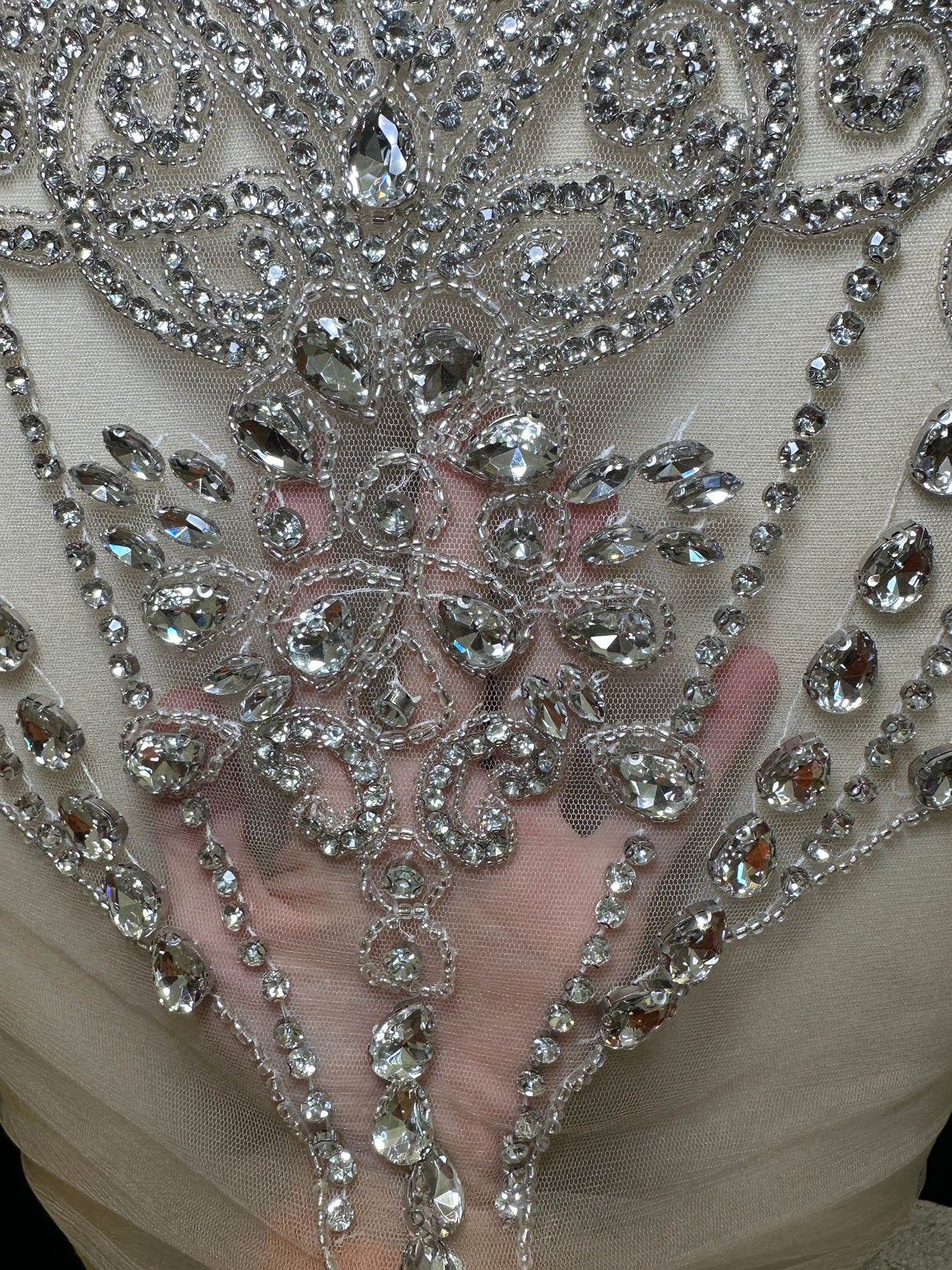 Rhinestone Bodice Applique