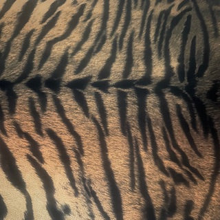 Tiger Foil Polyester Spandex Tricot Fabric