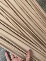 Shiny Yoga Nylon Spandex Champagne