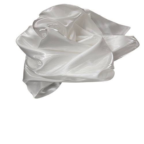 Bridal Satin Fabric Crystalized Reflective Liquid