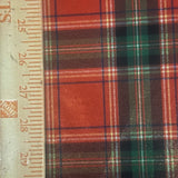 Plaid Foil Polyester Spandex Tricot Fabric