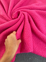 Hot Pink Premium Lamb Faux Wool
