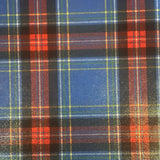 Plaid Foil Polyester Spandex Tricot Fabric