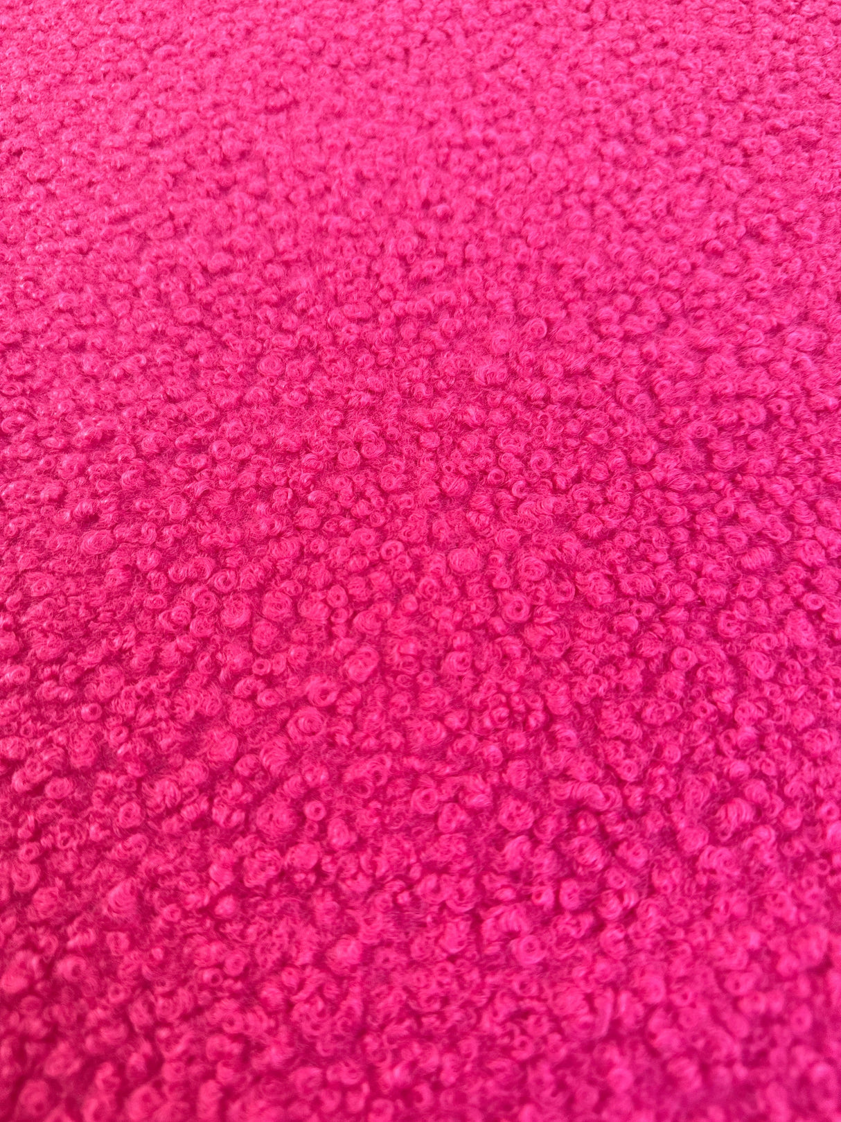 Hot Pink Premium Lamb Faux Wool