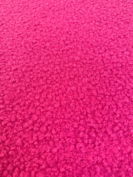 Hot Pink Premium Lamb Faux Wool