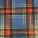 Plaid Foil Polyester Spandex Tricot Fabric