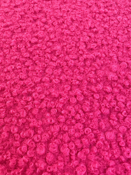Hot Pink Premium Lamb Faux Wool