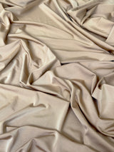 Shiny Yoga Nylon Spandex Champagne