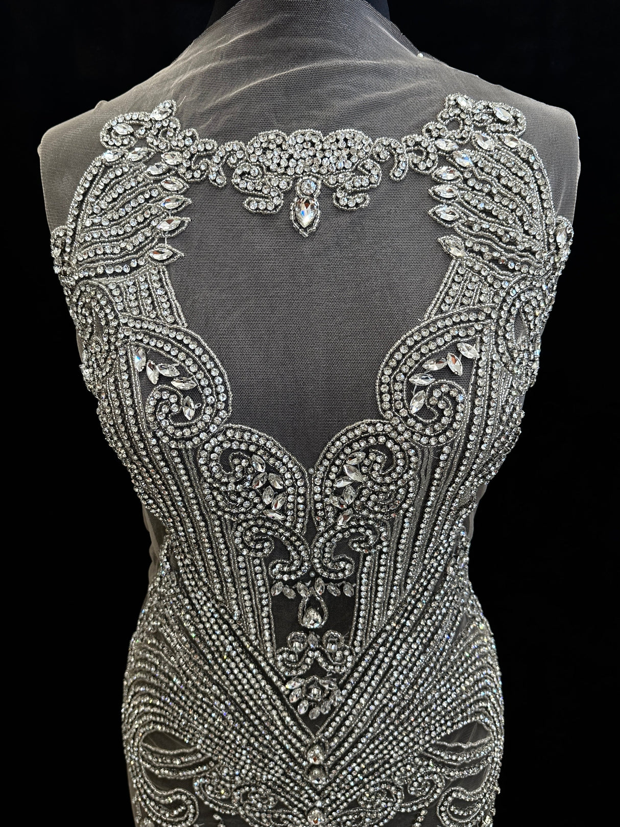 Rhinestone Bodice Applique