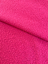 Hot Pink Premium Lamb Faux Wool