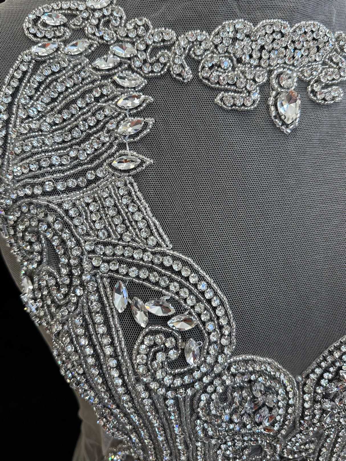 Rhinestone Bodice Applique