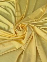 Shiny Yoga Nylon Spandex Banana Yellow