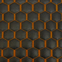 1 Yard Honeycomb Hexagon Quilted Foam Backed Faux Leather Vinyl Fabric