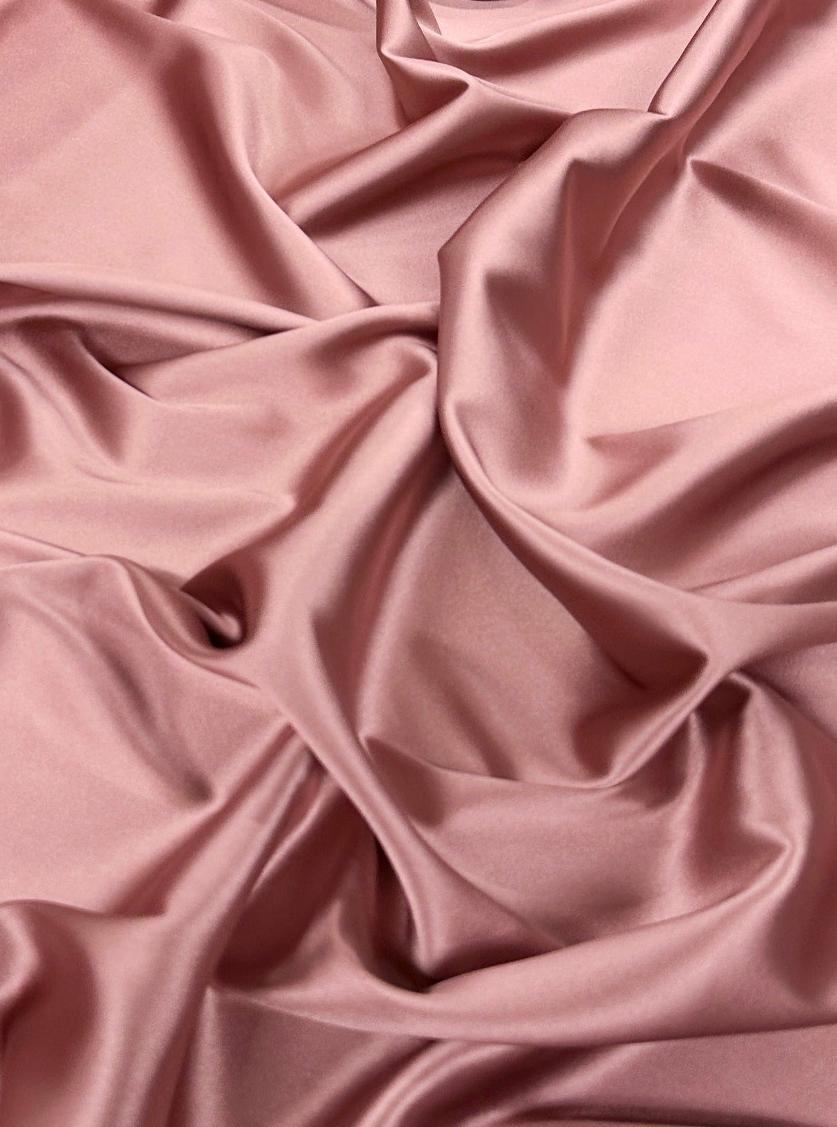 Stretch Crepe Back Satin Rust Rose